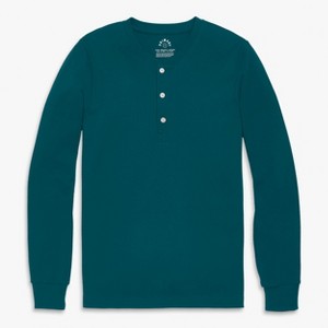 Primary Adult Organic Long Sleeve Henley Pj Top (Unisex Fit) - 1 of 1