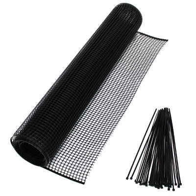 Heavy-Duty White Vinyl Outdoor Deck Netting, 15 Feet Long