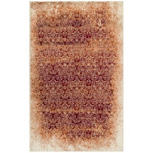 Distressed Medallion Modern Rustic Floral Indoor Area Rug by Blue Nile Mills - 1 of 4