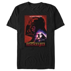 Men's Star Wars: Return of the Jedi The Saga Continues Poster T-Shirt - 1 of 4