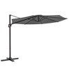 Sonkuki 10 FT Patio Cantilever Umbrella, Outdoor Round Offset Sturdy Umbrellas 360° Rotation - 2 of 4