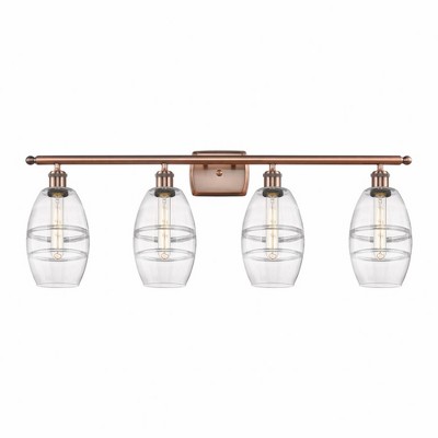 Vaz - 4 Light Bath Vanity In Industrial Style-9.13 Inches Tall and 35.88 Inches Wide