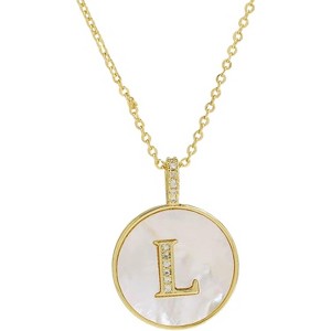 Gold Initial Necklace for Women, Personalized Letter Pendant with Gift Box for Christmas & Birthday - 1 of 4