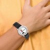 Black Bow Jewelry Disney Adult Size Black Leather Strap Mickey Mouse 35mm Watch - 2 of 3