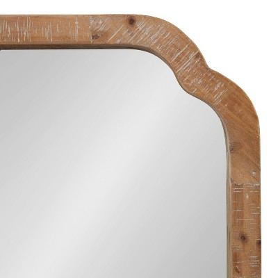 Marston Rustic Brown Full Length Wood Framed Mirror
