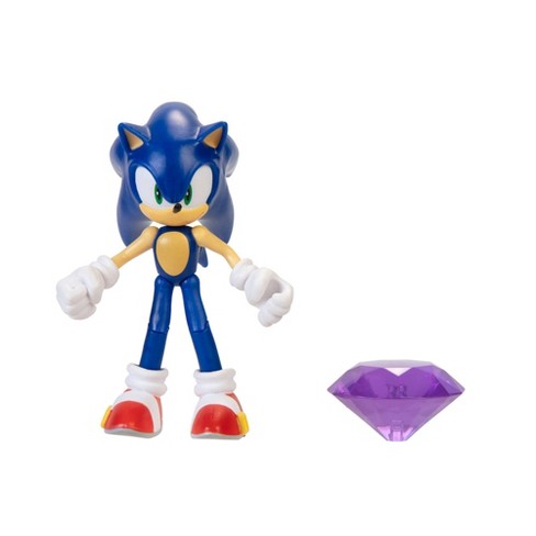 Sonic The Hedgehog Sonic 5 Action Figure Light Up Chaos Emeralds