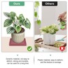 Unique Bargains Ceramic Durable Indoor Decorative Plant Saucer 2 Pcs - 4 of 4
