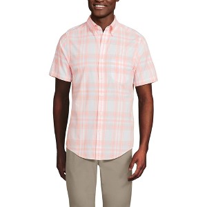 Lands' End Men's Short Sleeve Essential Lightweight Poplin - 1 of 4