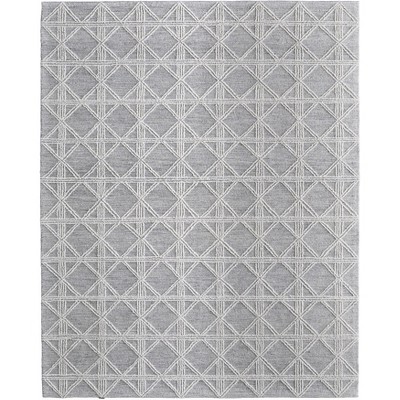 Corwin Modern Geometric Gray/Ivory Area Rug