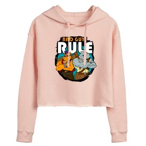 Women's - Teenage Mutant Ninja Turtles - Bad Guys Rule Cropped Graphic Hoodie - 1 of 3
