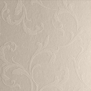 Baroque Bead Pearl Neutral Cream Scroll Paste the Wall Wallpaper - 1 of 4