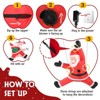 4.9 FT Lighted Christmas Inflatable Decoration, Inflatable Hanging Santa Claus with Gift Bag Funny Blow Up Yard Decorations for Yard Lawn Garden Decor - 3 of 4