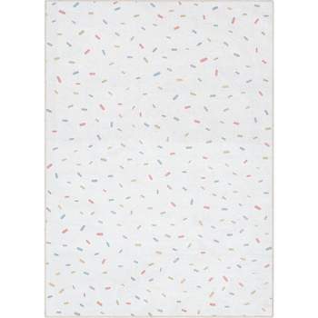 Well Woven Rainbow Sprinkles Apollo Kids Collection Multi Color Area Rug