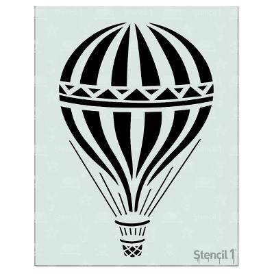 Stencil Hot Air Balloon 8.5" x 11" - Stencil1, Inc.
