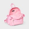 Girls' 8.5" Mini Bows Backpack - art class™ Pink: Lightweight Dome Design, 2-Bottle Holders - 3 of 4