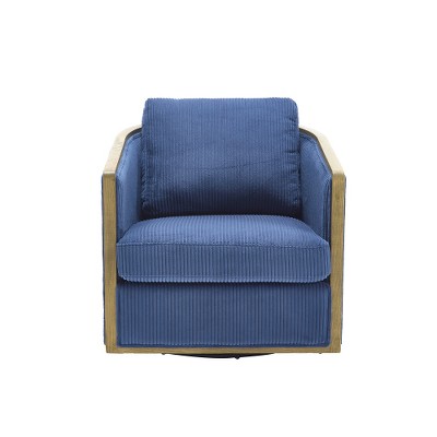 Corduroy Swivel Barrel Chair, Comfortable Accent Sofa Chair, 360 Degree Swivel Barrel Club Chair, Leisure Arm Chair for Home, Hotel