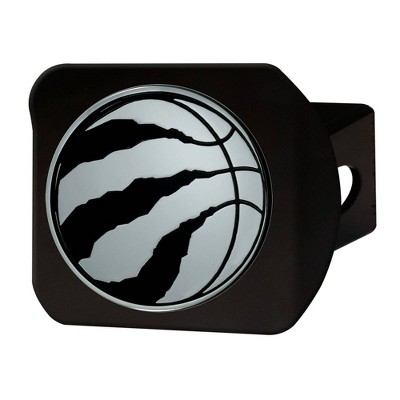 NBA Toronto Raptors Chrome Metal Hitch Cover - Black