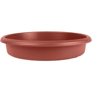 The HC Companies Panterra Round Plastic Planter Saucer, Clay Color, 6in - 1 of 2