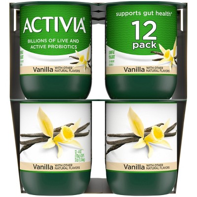 Activia Low Fat Probiotic Vanilla Yogurt - 12ct/4oz Cups_1