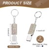 Unique Bargains Outdoor Camping Hiking Fishing Rescue Signaling Alloy Keychain Whistles 2 Pcs - 2 of 3