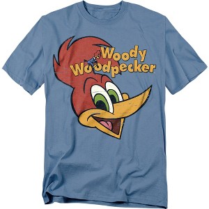 Woody Woodpecker Retro Logo Adult T-Shirt - 1 of 4