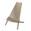 Moda Furnishings Outdoor Acacia Wood Folding Adirondack Chair - 4 of 4