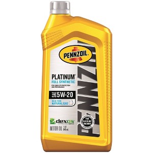 Pennzoil Platinum Full Synthetic 5W-20 - 1 of 2