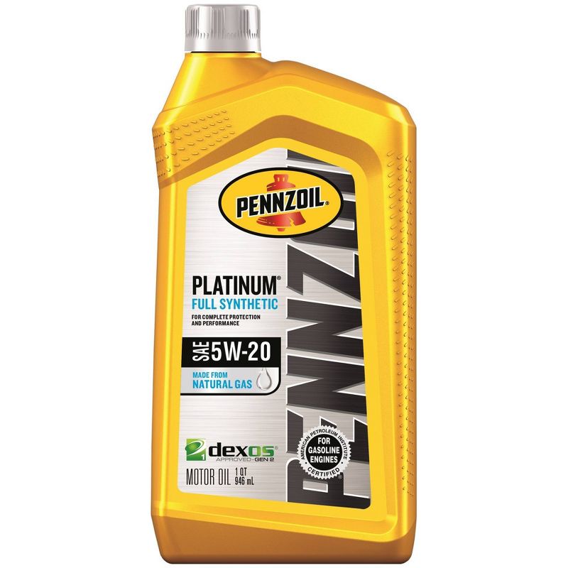 Pennzoil Platinum Full Synthetic 5W-20, 1 of 4