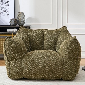 NicBex Bean Bag Chair,Beanbag Chair with Highly Resilient Foam,Adult Lounge Sofa,Large Comfy Chair for Living Room Bedroom - 1 of 4