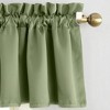 54"x18" Sun Zero Room Darkening Seymour Rod Pocket Curtain Valance - 2 of 4