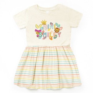 The Juniper Shop Mini Smiley Leaves Toddler Dress - 1 of 4