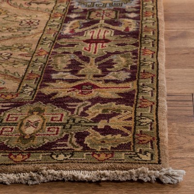 Camel Hand-Knotted Wool Oriental 6' x 9' Area Rug