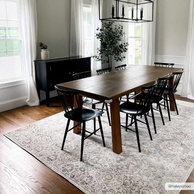 Hauteloom Parkerfield Black and Beige Medium Pile Area Rug