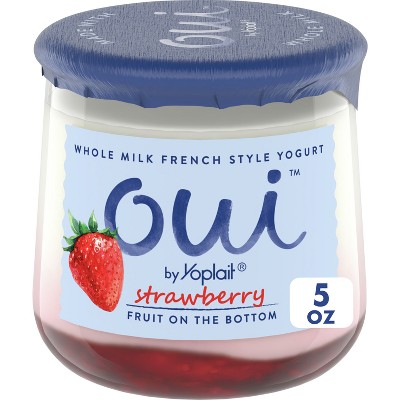 Oui by Yoplait Strawberry Flavored French Style Yogurt - 5oz