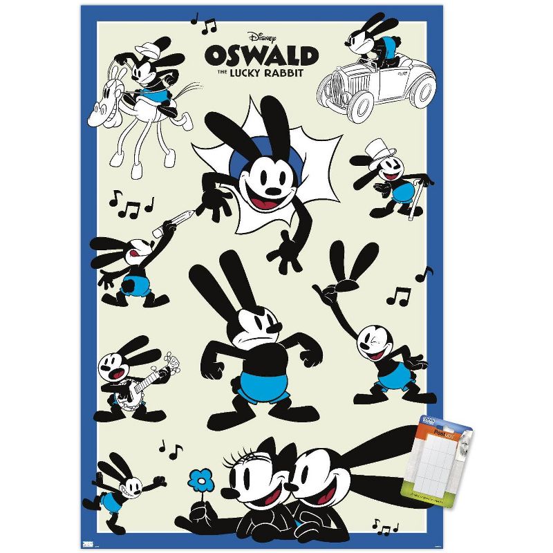 Trends International Disney 100th Anniversary - Oswald The Lucky Rabbit Unframed Wall Poster Prints, 1 of 7