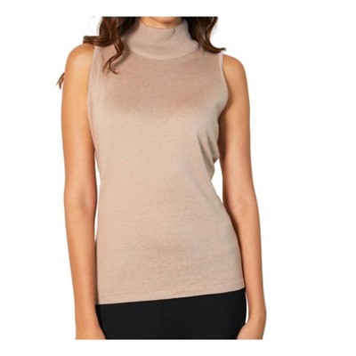 Women's Mock Neck Tank - Angel Apparel