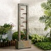John Timberland Zigzag Zen 47 3/4" High Slate and Copper Cascading Floor Fountain - 2 of 4
