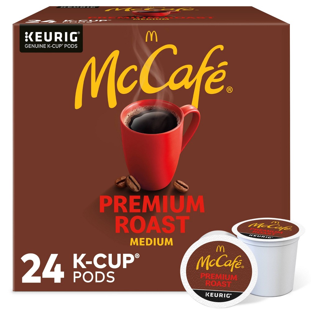 Photos - Coffee McCafe Premium Roast Keurig K-Cup  Pods - Medium Roast - 24ct
