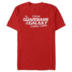 Men's Guardians of the Galaxy Holiday Special White Logo T-Shirt - 1 of 4