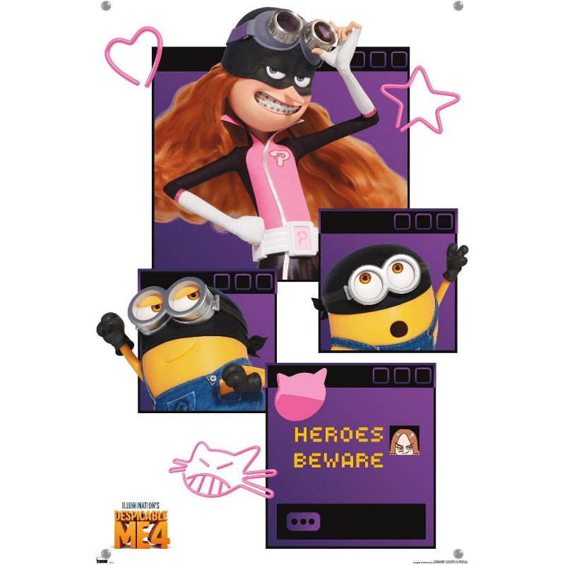 Trends International Illumination Despicable Me 4 - Heroes Beware Unframed Wall Poster Prints, 4 of 7