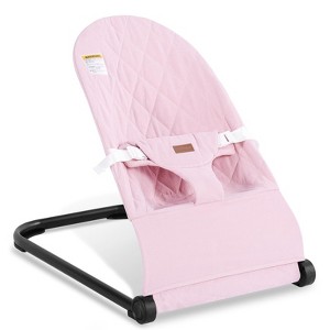 Grungis Baby Bouncer Seat Baby Bouncer with 3-Point Safety Harness for Babies up to 20lbs - 1 of 4