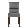 WyndenHall Set of 2 Seymour Parson Dining Chairs Stone Gray: High Back, Wood Legs, Comfort Foam - 3 of 4