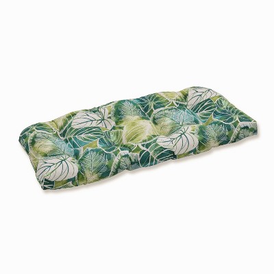 Key Cove Lagoon Outdoor Seat Cushion - Green - Pillow Perfect