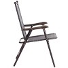 Tangkula 2-Piece Folding Outdoor Patio Chair Sling Back Camping Chair with Armrest & Pillow - 3 of 4