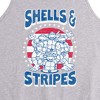 Men's - Teenage Mutant Ninja Turtles - Shells And Stripes Graphic Tank Top - 2 of 2