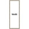 PosterPalooza | Panoramic Classic Modern Silver Frame - UV Acrylic, Foam Board Backing, Hanging Hardware - 2 of 4