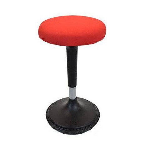 Uncaged Ergonomics: Wobble Stool Standing Desk Chair - Red