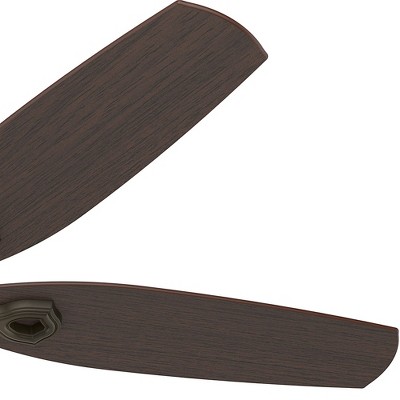 52'' New Bronze Ceiling Fan with LED Light and Reversible Blades