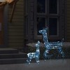 VidaXL Acrylic Reindeer Family Christmas Decoration 160 LED Cold White - 3 of 4