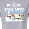 Women's - SpongeBob SquarePants - Frosty Friends Cropped Graphic T-Shirt - 2 of 4